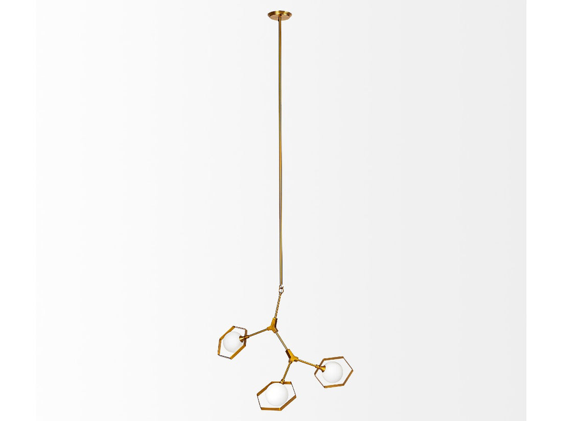 Desousa Chandelier - Gold | Calgary Furniture Store