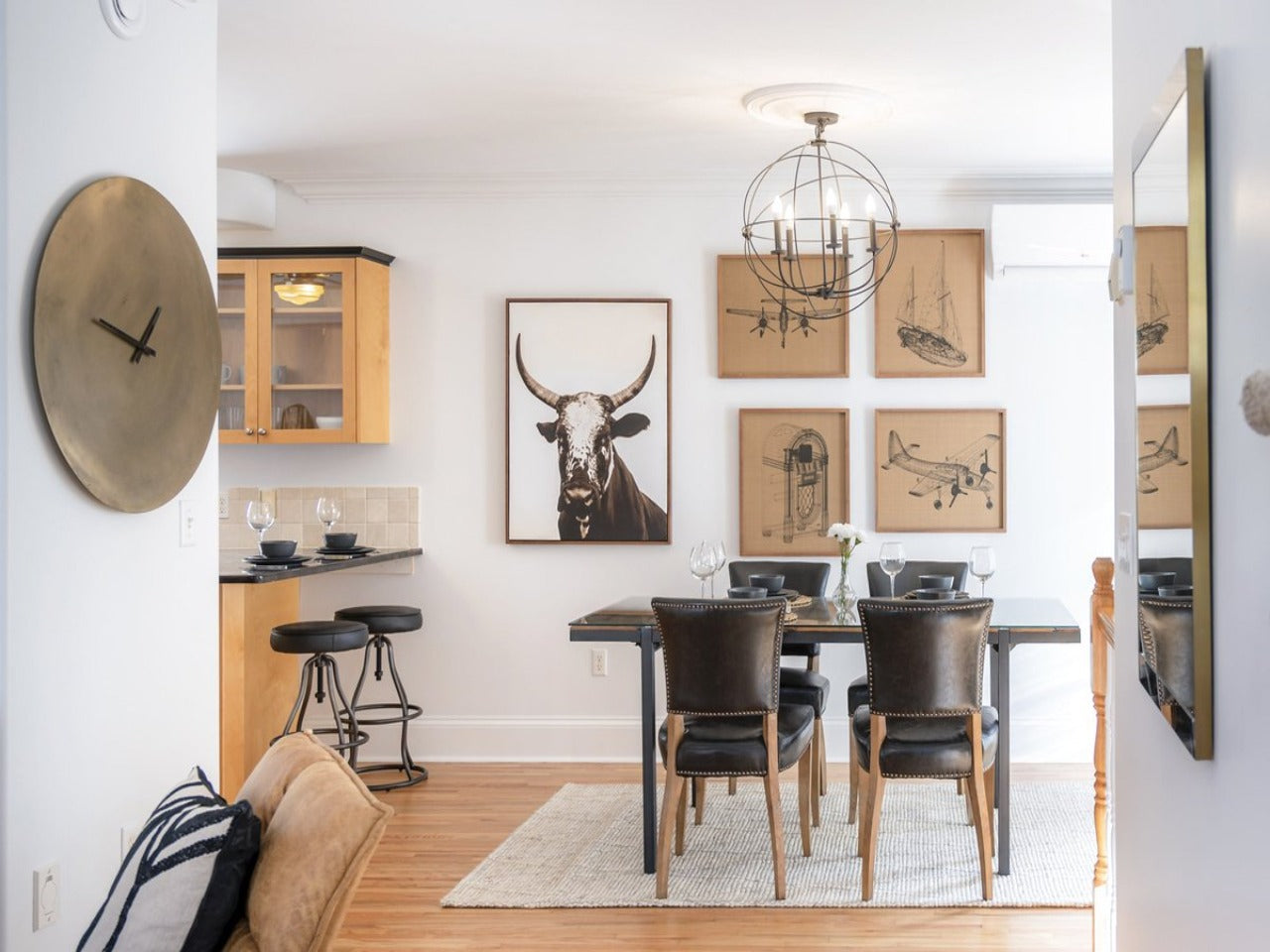 Luther Black Dining Chair | Calgary Furniture Store