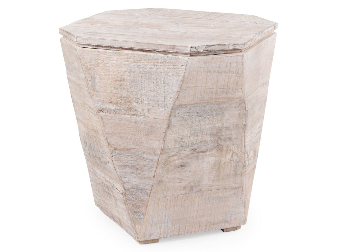 Esagano Light Brown Side Table | Calgary Furniture Store