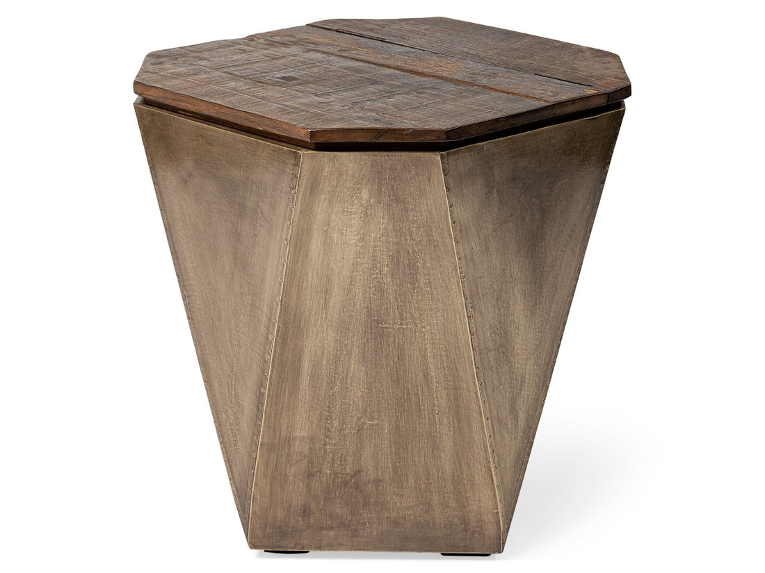 Esagano Natural Side Table | Calgary Furniture Store
