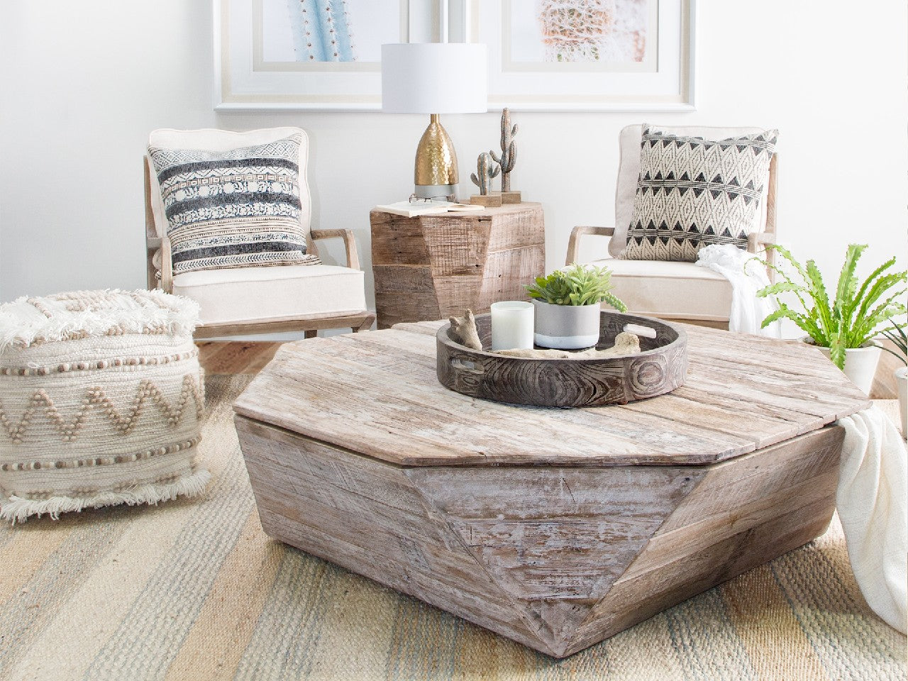 Esagono Octagonal Coffee Table | Calgary Furniture Store