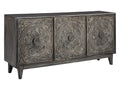 Fair Dark Brown Accent Cabinet | Calgary Furniture Store