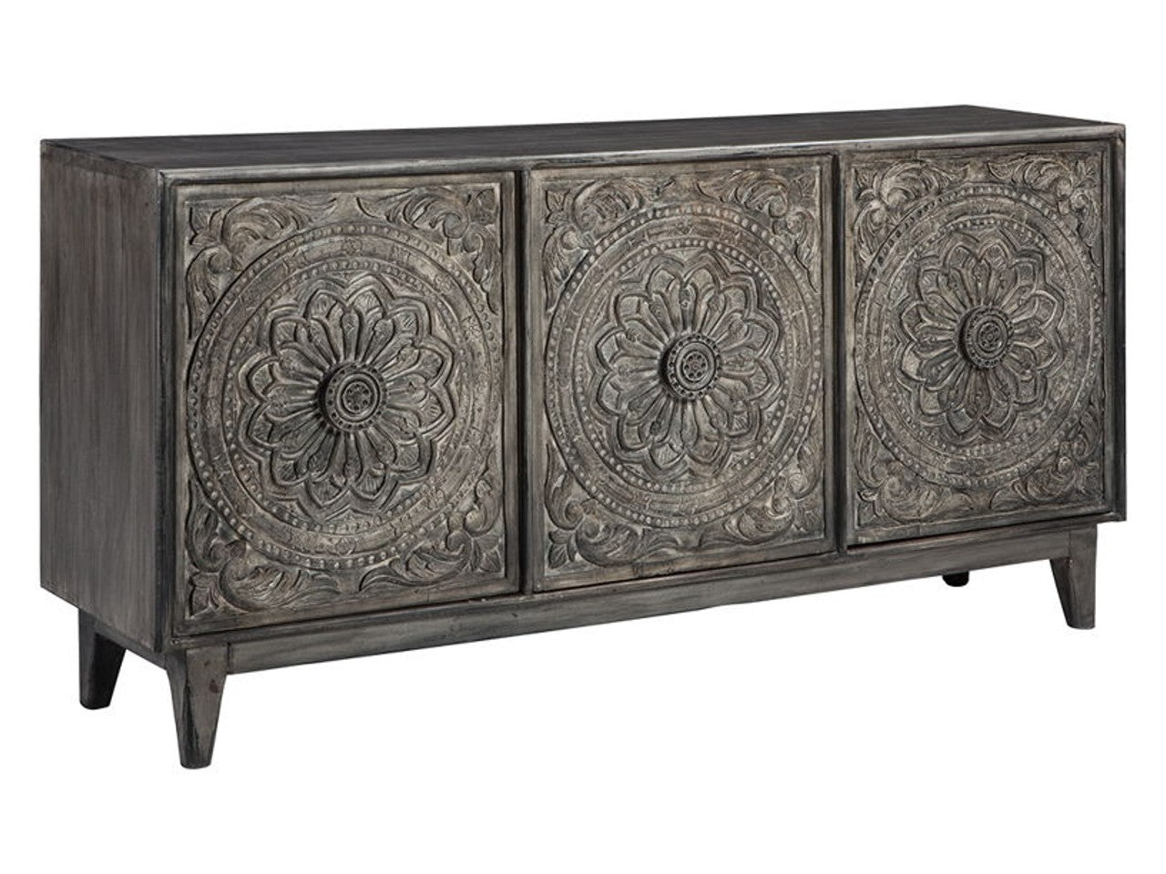 Fair Dark Brown Accent Cabinet | Calgary Furniture Store