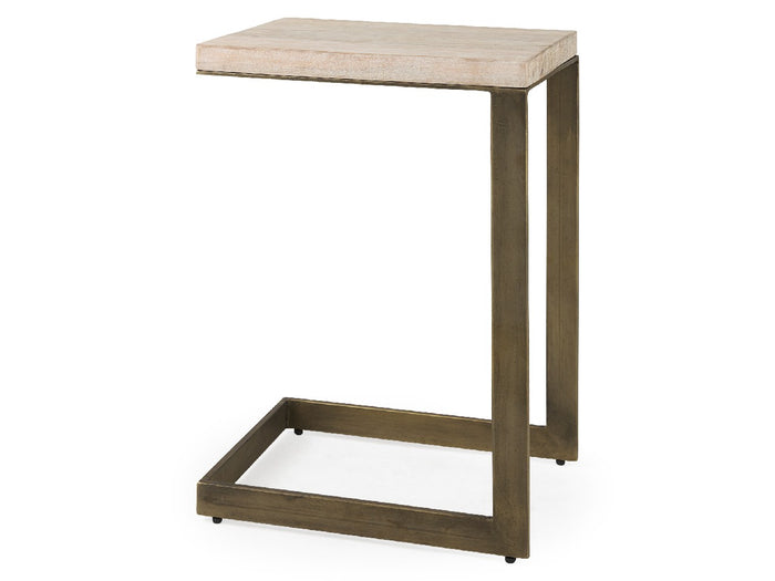 Faye Light Brown Side Table | Calgary Furniture Store