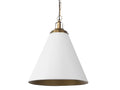 Fenton Pendant Light - White | Calgary Furniture Store