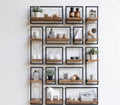 Dandhi Metal Frame Wall Box - Type E | Calgary Furniture Store