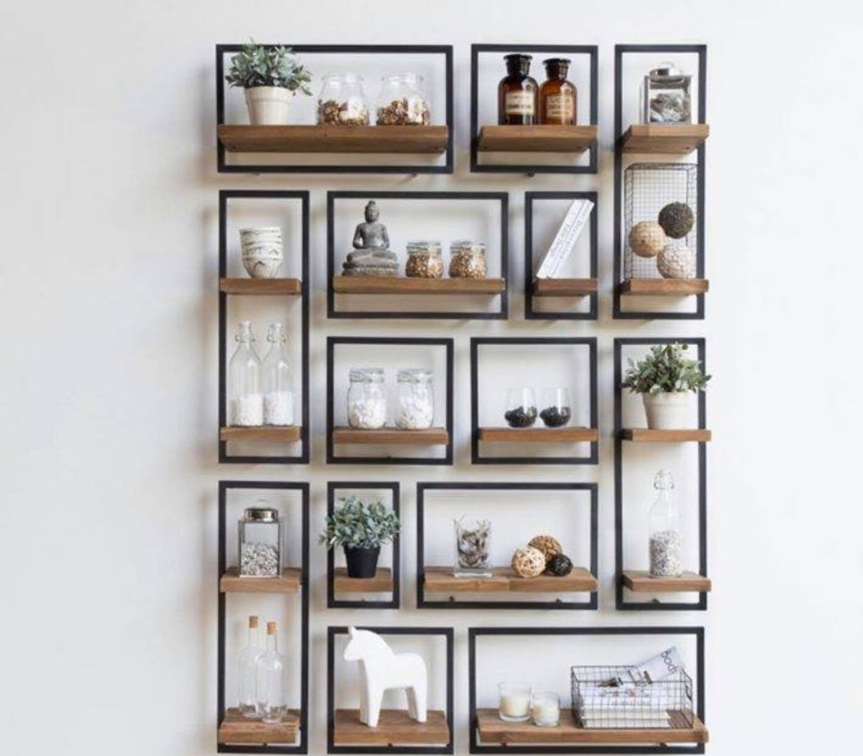 Dandhi Metal Frame Wall Box - Type B | Calgary Furniture Store