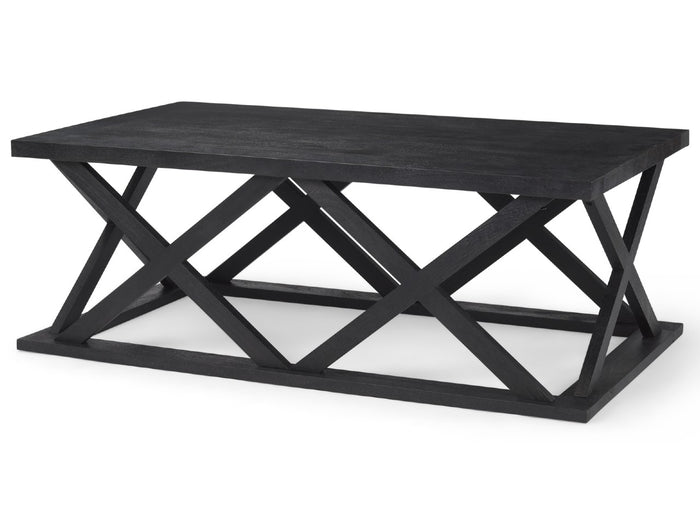 Forsey Black Rectangular Coffee Table | Calgary Furniture Store