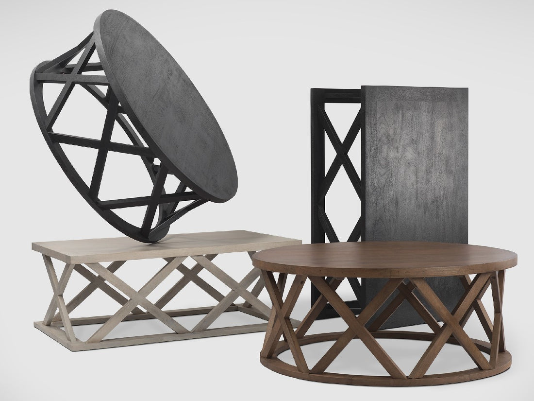 Forsey Black Rectangular Coffee Table | Calgary Furniture Store
