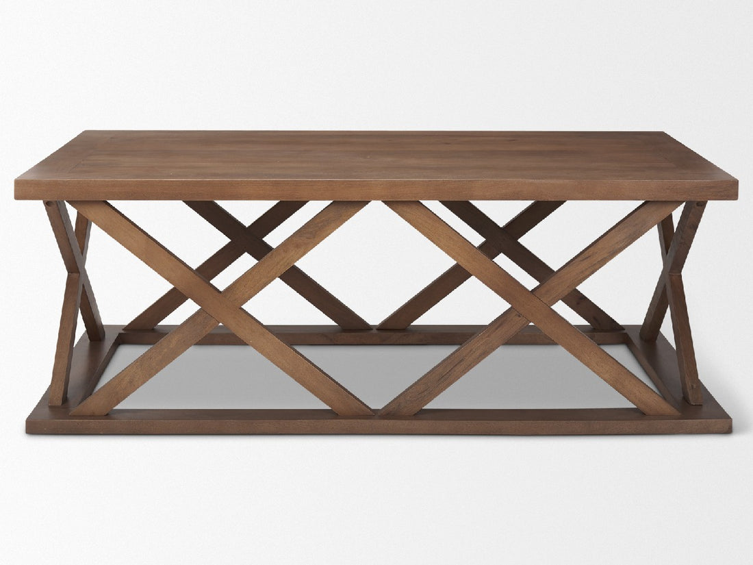 Forsey Brown Rectangular Coffee Table | Calgary Furniture Store