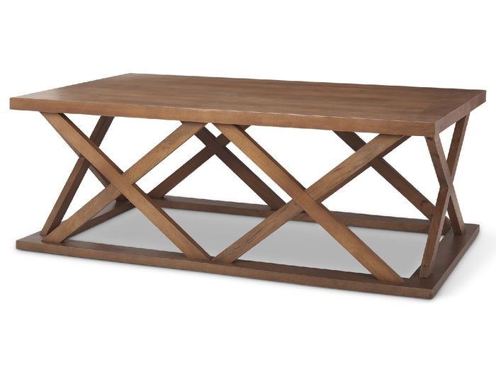 Forsey Brown Rectangular Coffee Table | Calgary Furniture Store