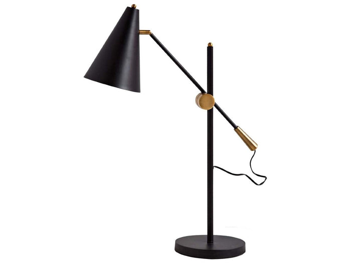 Fragon Table Lamp - Black | Calgary Furniture Store