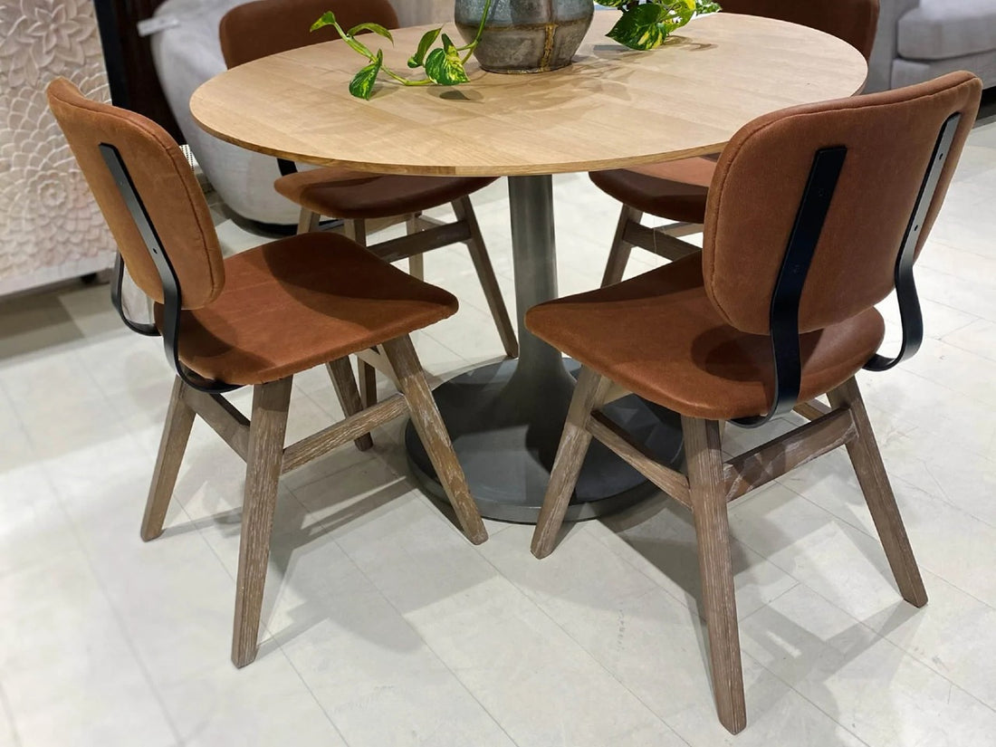 Freya Dining Chair - Tan Brown | Calgary Furniture Store