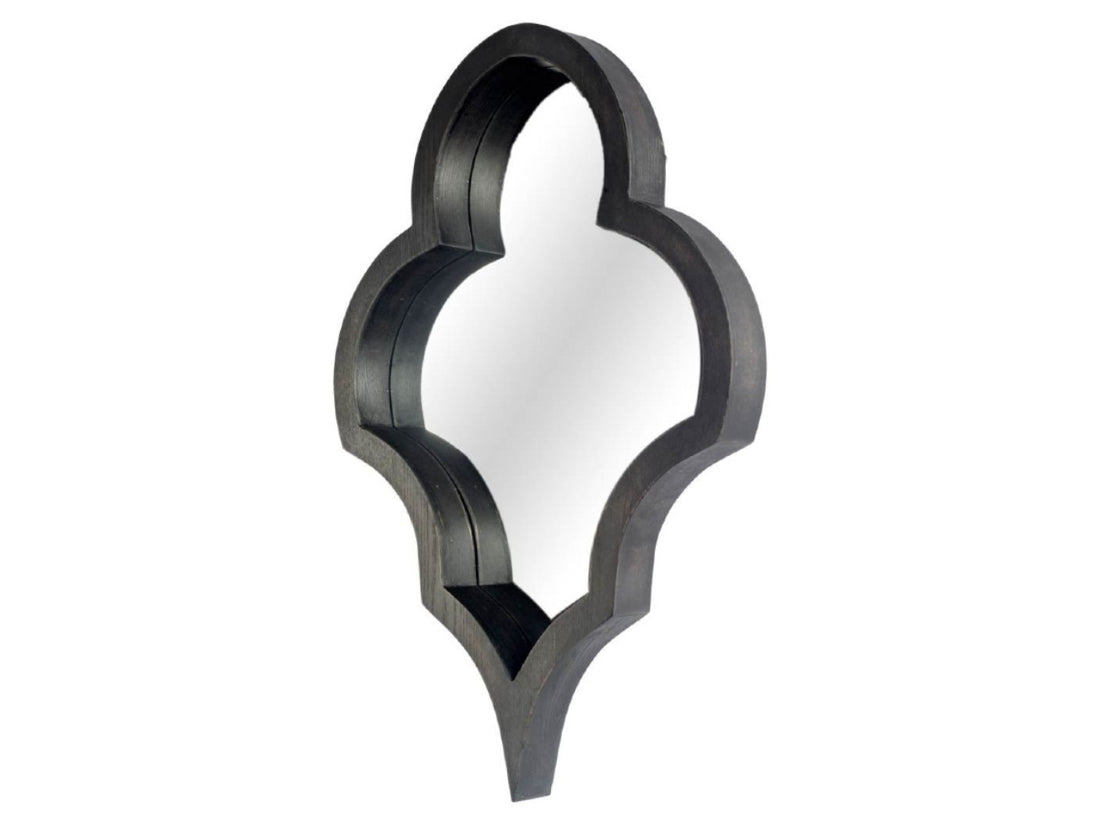 Geneva Mirror - Black | Calgary Furniture Store