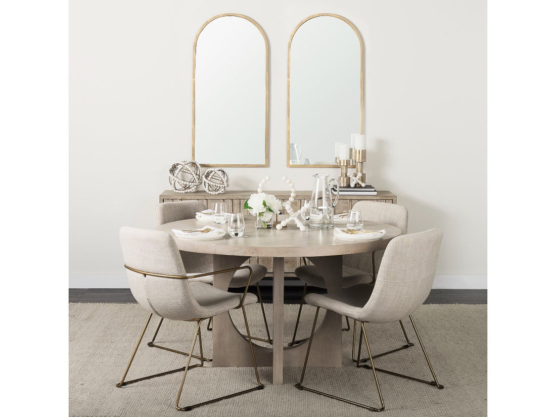 Giovanna Rounded Arch - Gold | Calgary Furniture Store