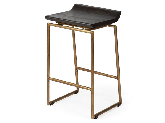 Givens Counter Stool - Brown | Calgary Furniture Store