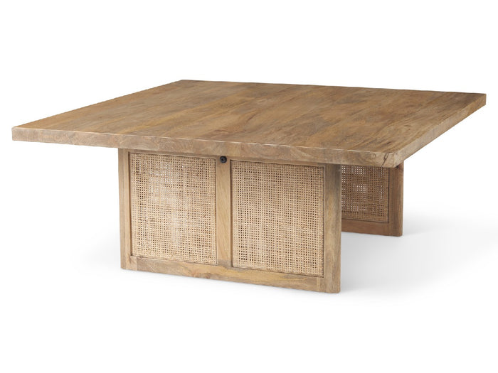 Grier Coffee Table - Light Wood | Calgary Furniture Store