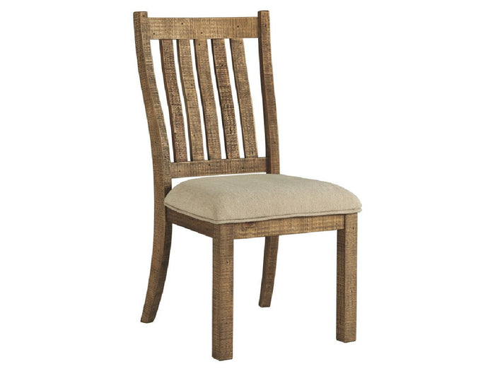 Grindleburg Dining Chair - Light Brown | Calgary Furniture Store