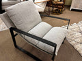 Guilia Frost Gray Accent Chair | Calgary Furniture Store