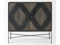 Hogarth Accent Cabinet - Dark Wood | Calgary Furniture Store