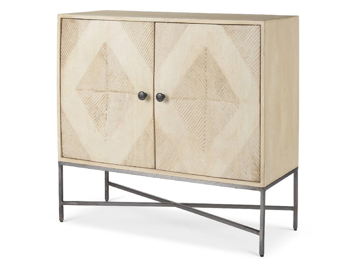 Hogarth Accent Cabinet - Blonde Wood | Calgary Furniture Store