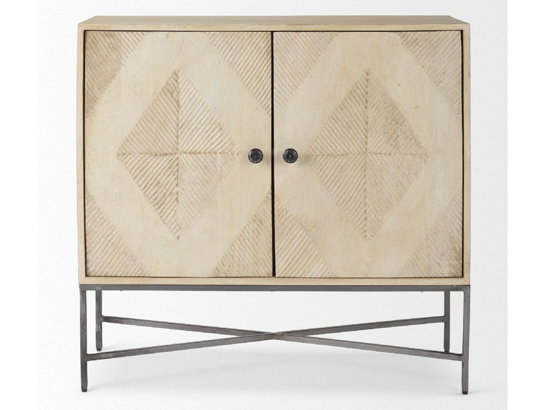 Hogarth Accent Cabinet - Blonde Wood | Calgary Furniture Store