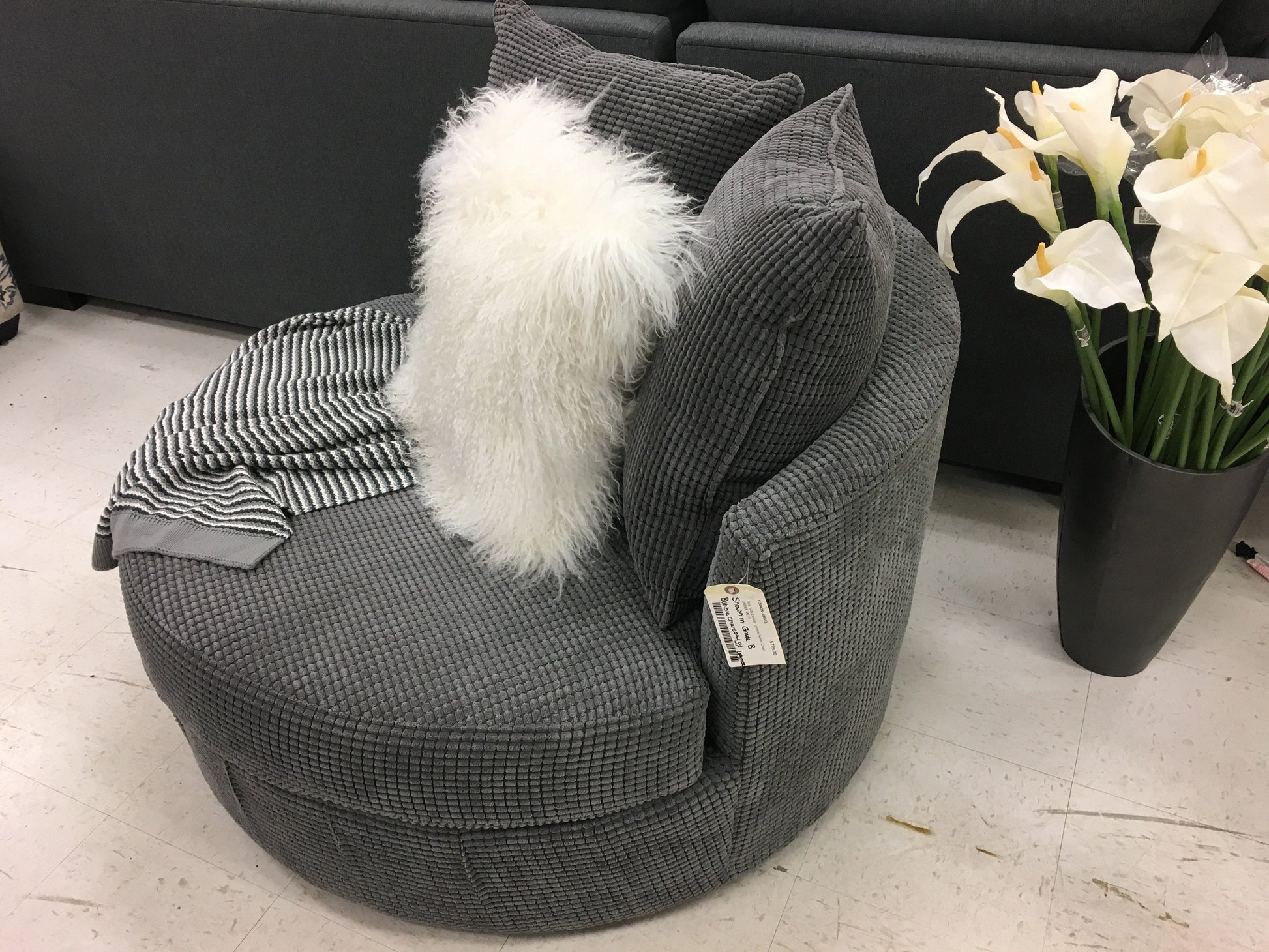 Lennox Mini Cuddle Nest Chair, Made in Canada 🇨🇦 | Calgary's Furniture Store | Calgary Sofas