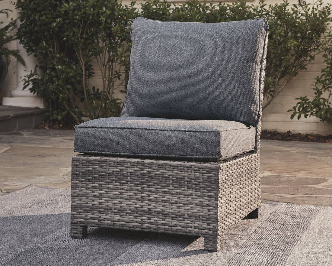 Salem Beach Armless Chair with Cushion | Calgary Furniture Store