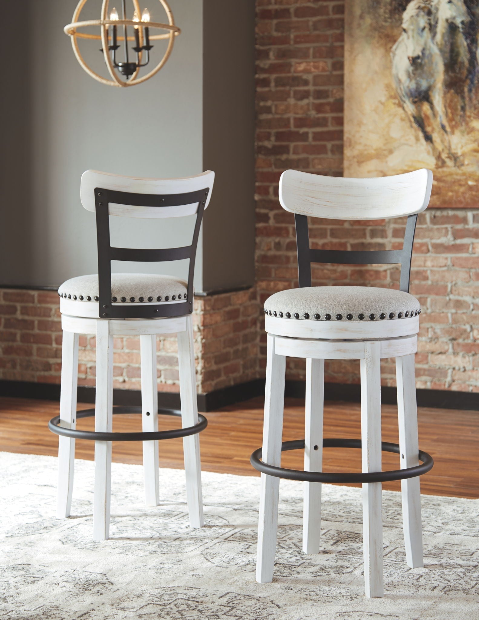 Valebeck Bar Height Bar Stool | Calgary Furniture Store