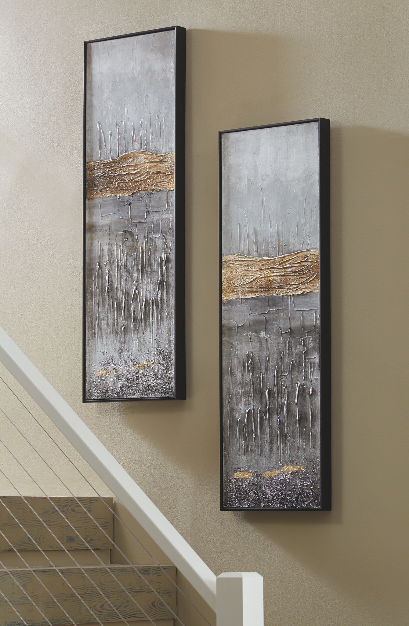 Aniyah Wall Art (Set of 2) | Calgary Furniture Store