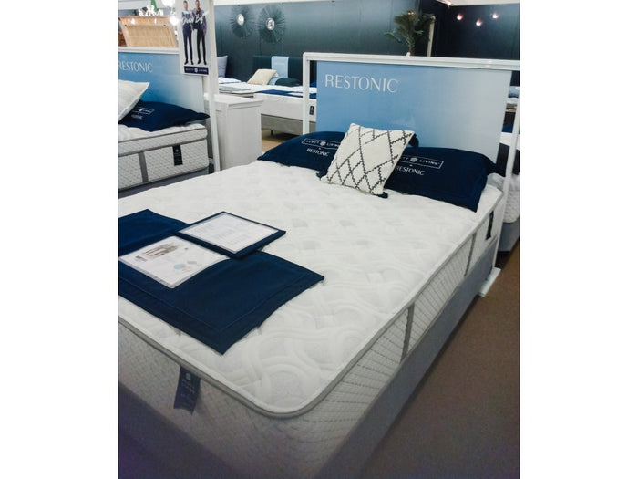 Restonic Indigo Tight Top Firm Queen Mattress-SALE! | Calgary Furniture Store