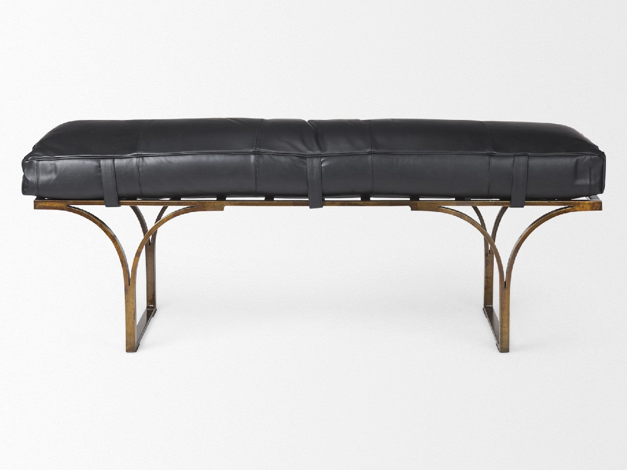 Jessie Black Accent Bench | Calgary Furniture Store