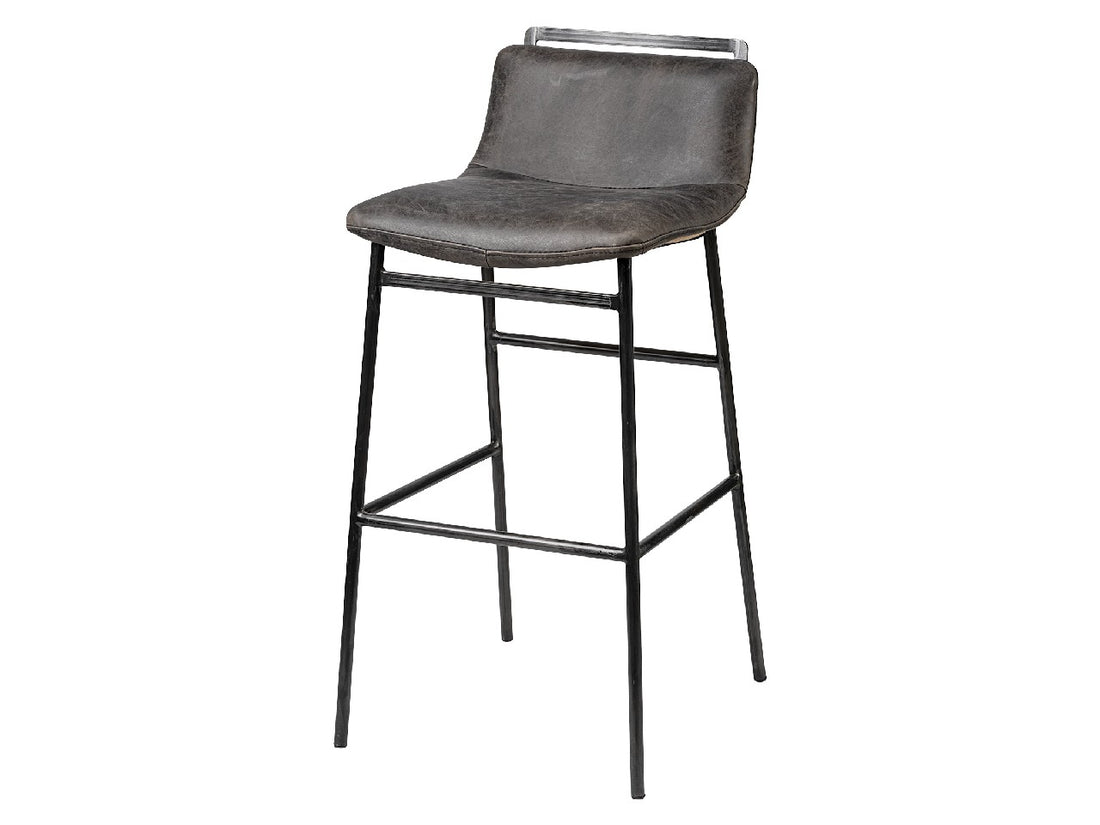 Kavalan Leather Bar Stool | Calgary Furniture Store