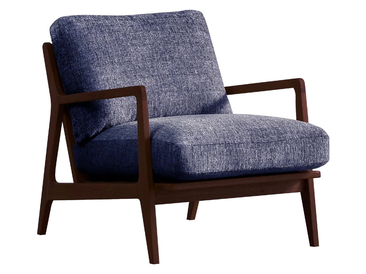 Las Vegas Lawrence Royal Navy Arm Chair | Calgary Furniture Store