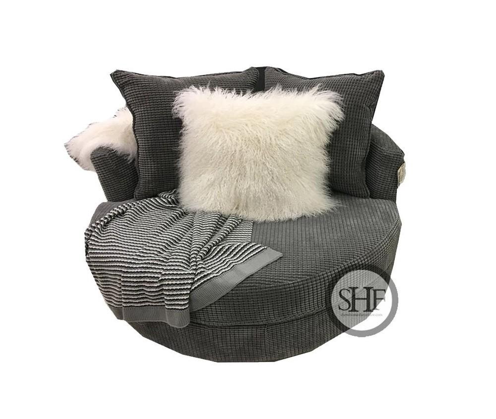 Lennox Mini Cuddle Nest Chair, Made in Canada 🇨🇦 | Calgary's Furniture Store | Calgary Sofas