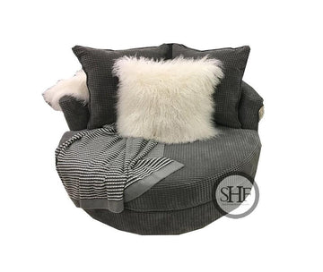 Lennox Mini Cuddle Nest Chair, Made in Canada 🇨🇦 | Calgary's Furniture Store | Calgary Sofas