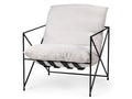 Leonidas Cream Accent Chair | Calgary Furniture Store