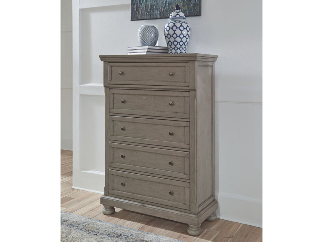 Lettner Drawer Chest - Brown | Calgary Furniture Store