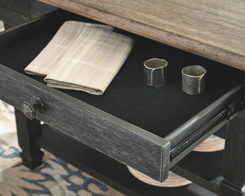 Tyler Dark Brown Dining Table | Calgary Furniture Store