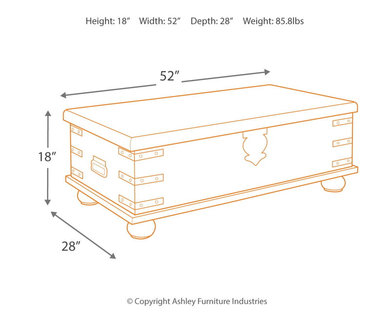 Carynhurst Lift Top Coffee Table | Calgary Furniture Store
