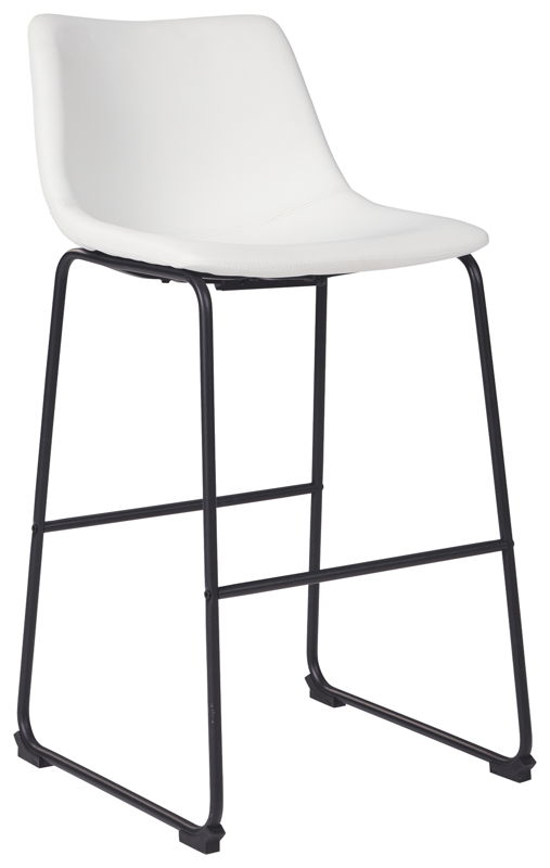 Centiar Bar Stool - White | Calgary Furniture Store