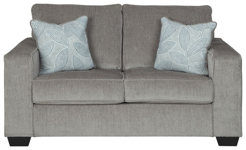 Altari Light Gray Loveseat | Calgary Furniture Store