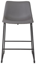 Centiar Gray Counter Stool | Calgary Furniture Store