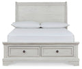 Robbinsdale Sleigh Storage Kids Bed | Calgary Furniture Store