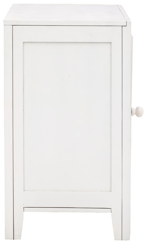 Fossil  Accent Cabinet - White | Calgary Furniture Store