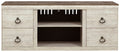 Willowton Brown Light Media Cabinet | Calgary Furniture Store