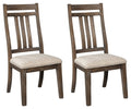 Wyndahl  Rustic Brown Dining Chair | Calgary Furniture Store