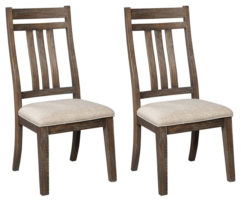 Wyndahl  Rustic Brown Dining Chair | Calgary Furniture Store