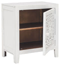 Fossil  Accent Cabinet - White | Calgary Furniture Store