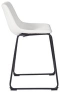 Centiar White Counter Stool | Calgary Furniture Store